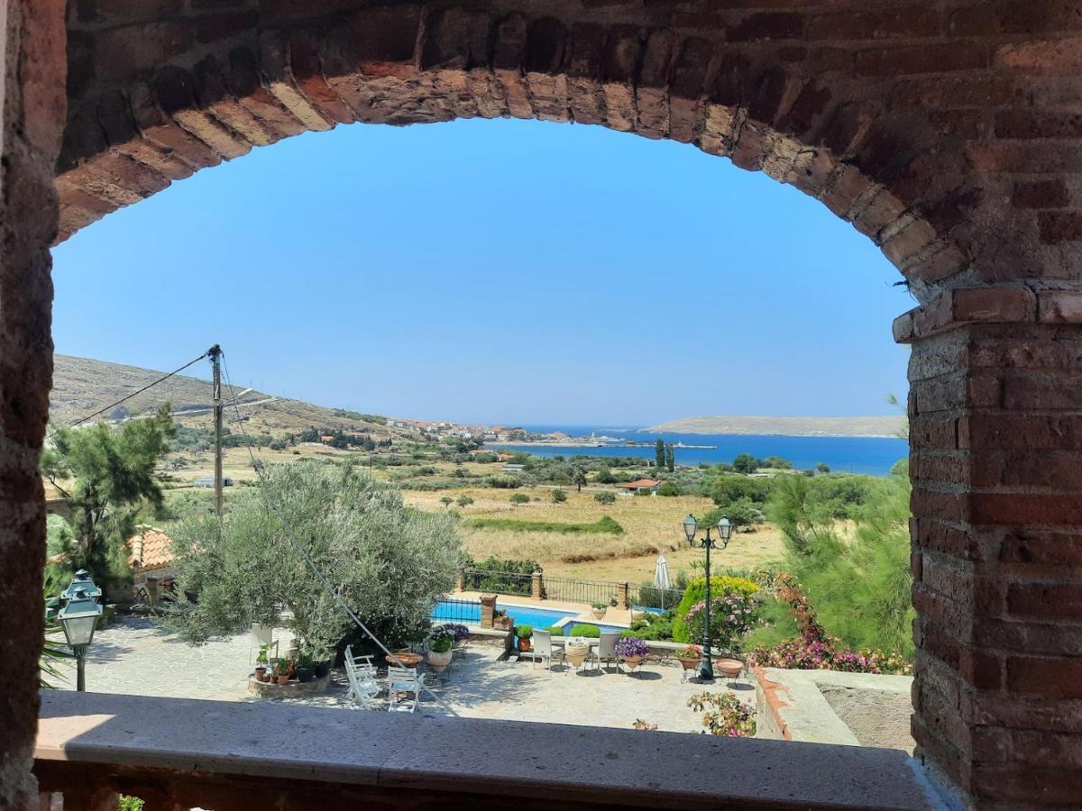 Lesvos Tower House Komninos Sígrion エクステリア 写真