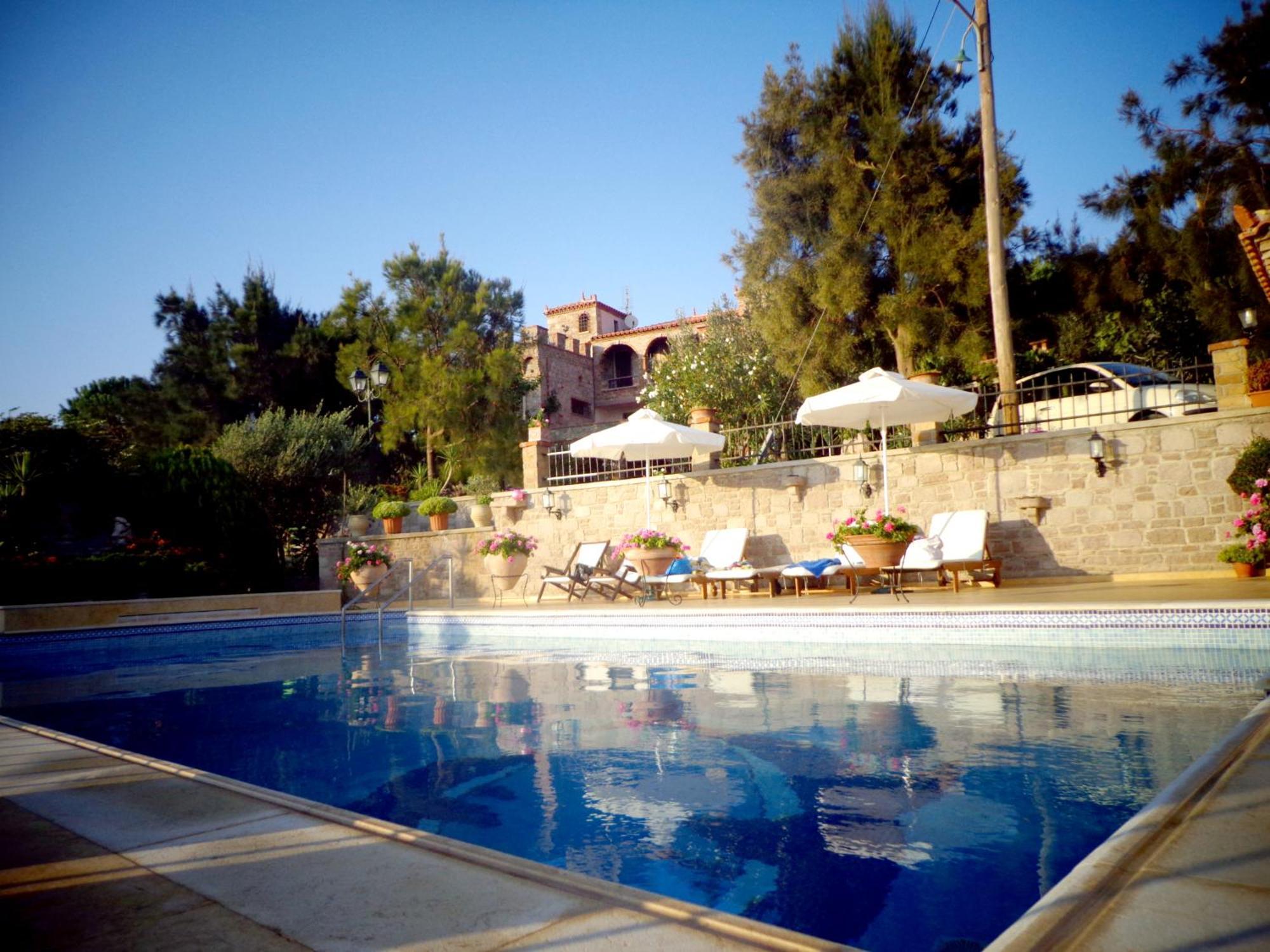 Lesvos Tower House Komninos Sígrion エクステリア 写真